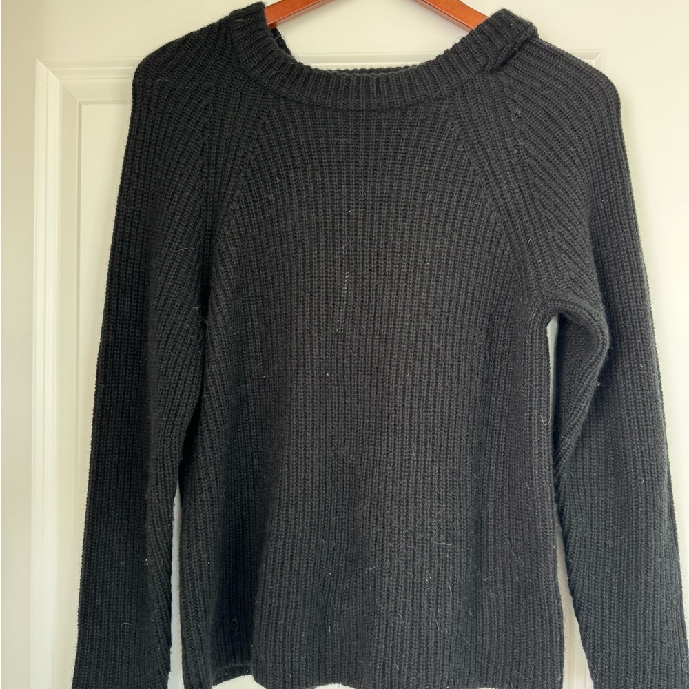 Vince Black Cowl Neck Sweater - Picture 7 of 7